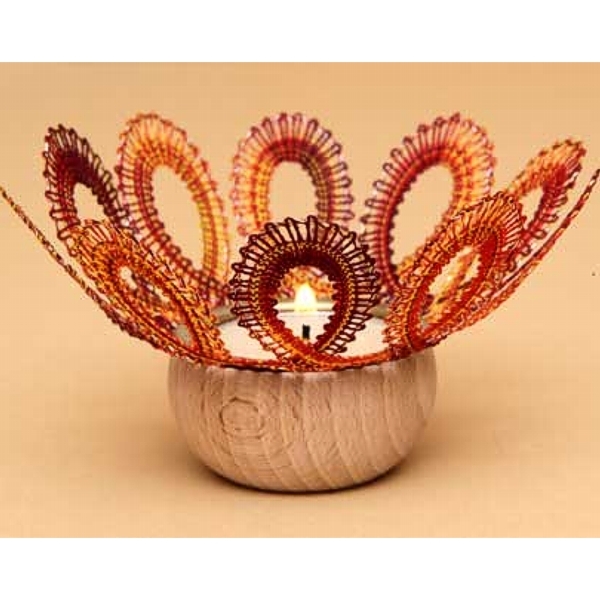 Klöppelbrief Schleifchenband