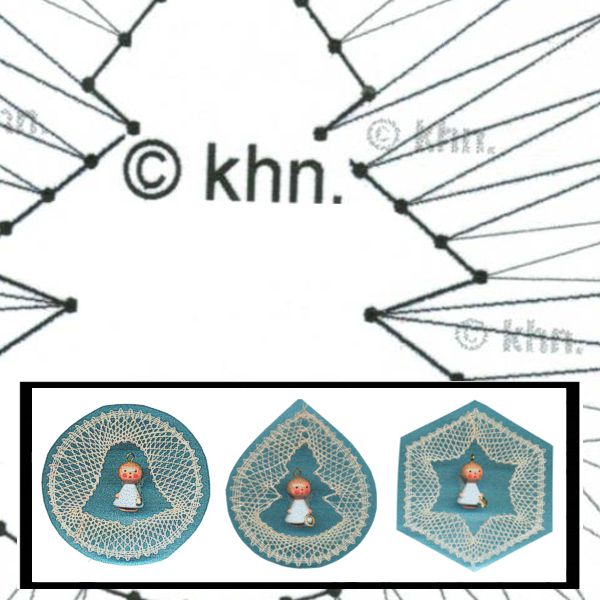 Klöppelbriefe für Miniengel Nr. 3
