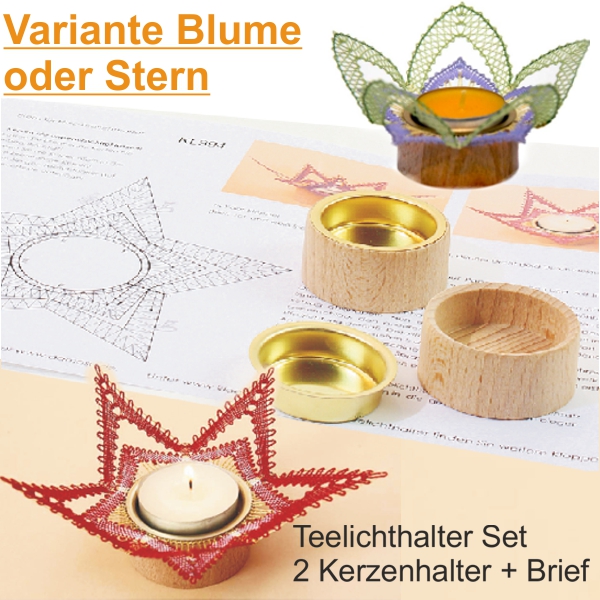 Teelichthalter 2 Stück