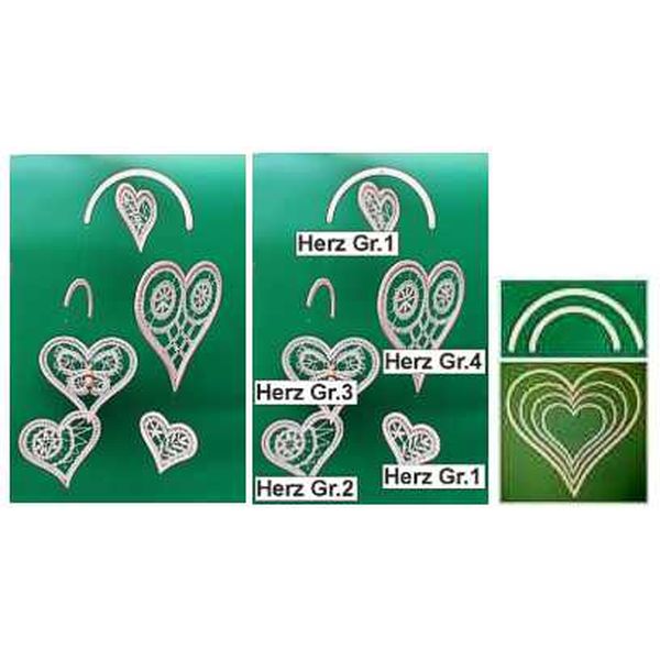 Mobile Herz Holzrahmen