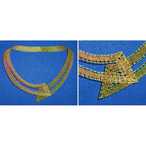 Klöppelbriefe Halsschmuck