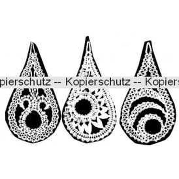 Klöppelbrief Tropfen