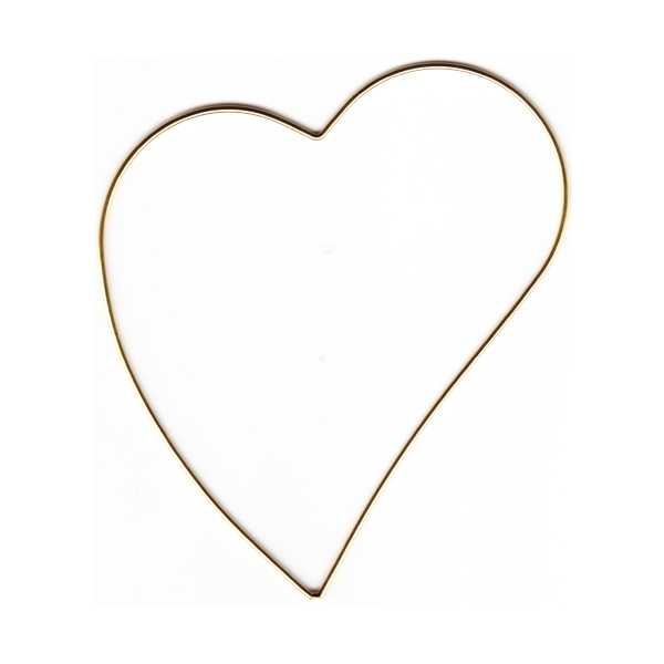 Metallrahmen schiefes Herz