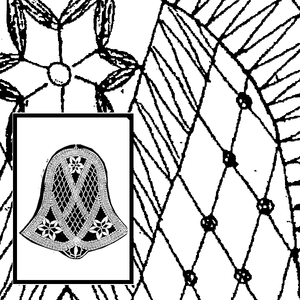 Klöppelbrief Glocke (Gr. 5)