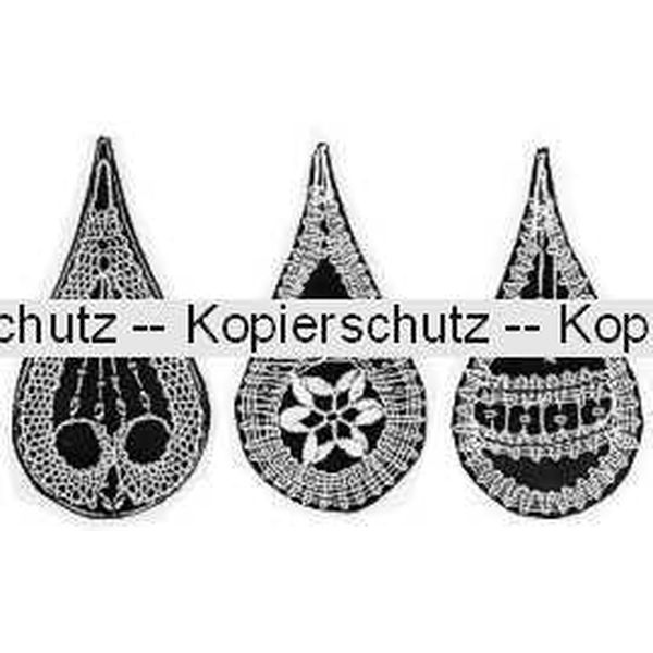 Klöppelbrief Tropfen