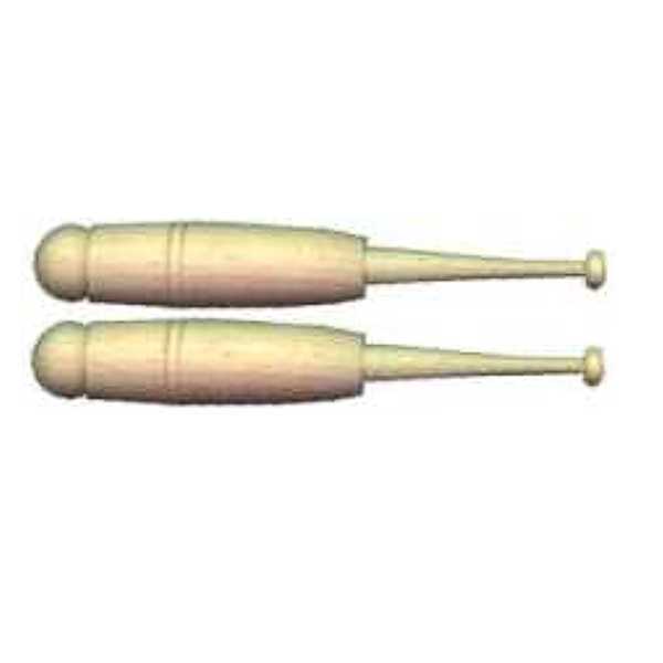 Klöppel mit Hülse - Buche