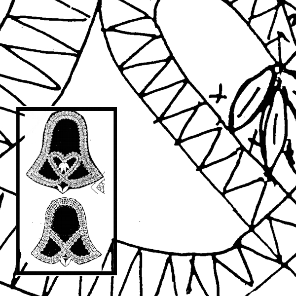 Klöppelbrief Glocken (Gr. 1 & 2)