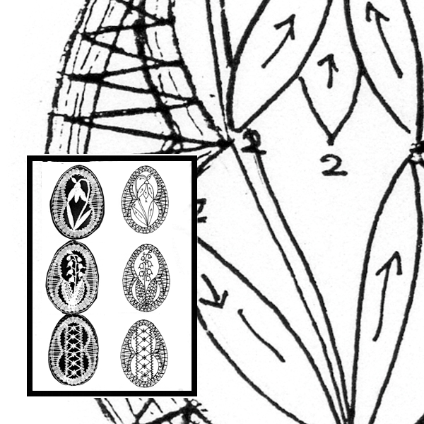Klöppelbrief Osterschmuck