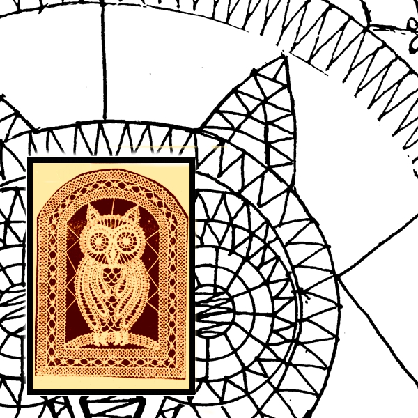 Klöppelbrief Uhu (Gr. 6)