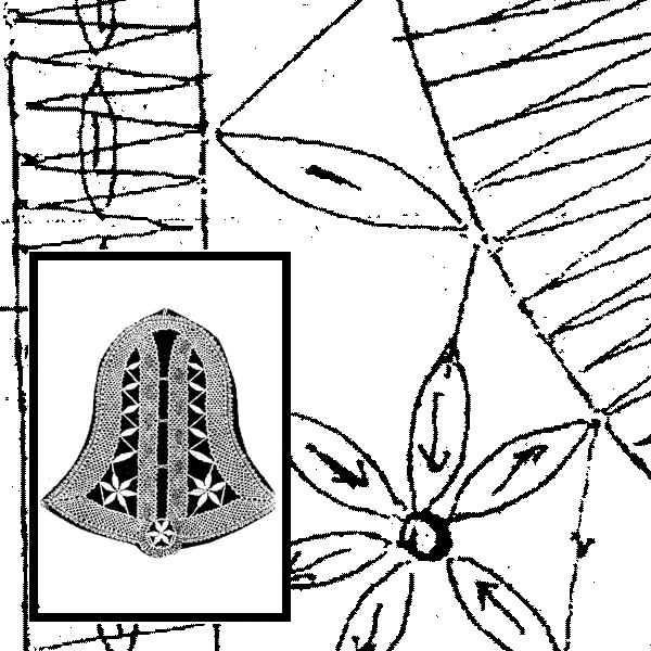 Klöppelbrief Glocke (Gr. 5)