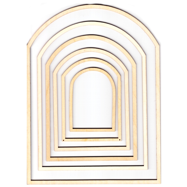 Holzrahmen Torbogen
