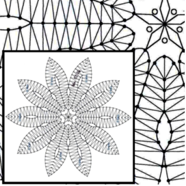 Klöppelbrief Kreis 1