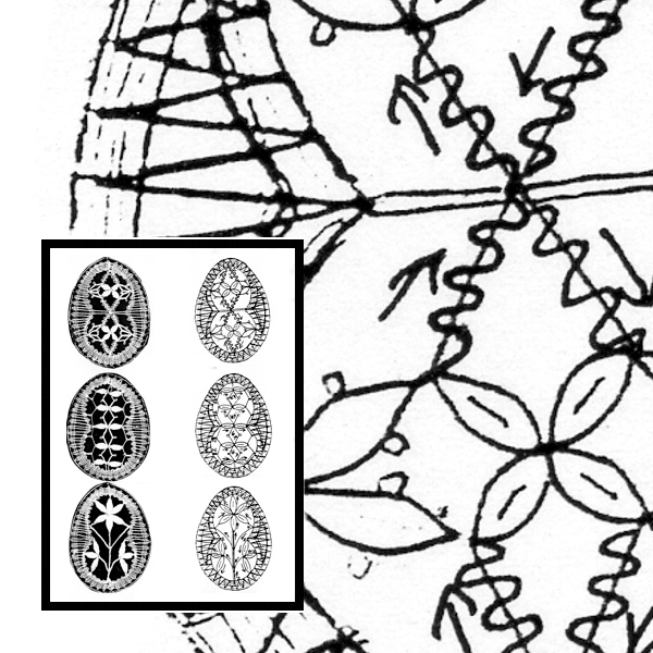 Klöppelbrief Osterschmuck