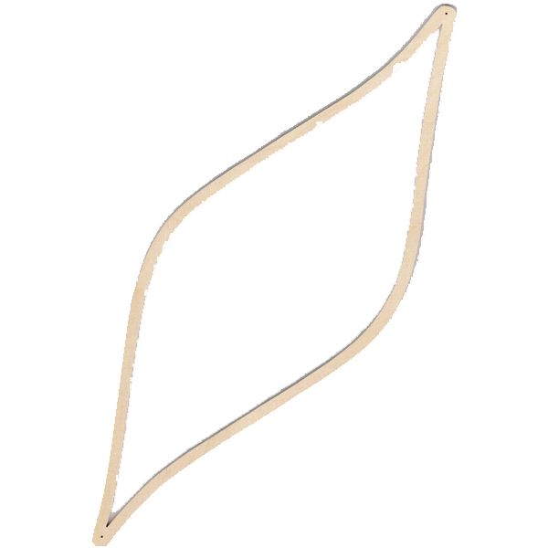 Holzrahmen Raute, groß