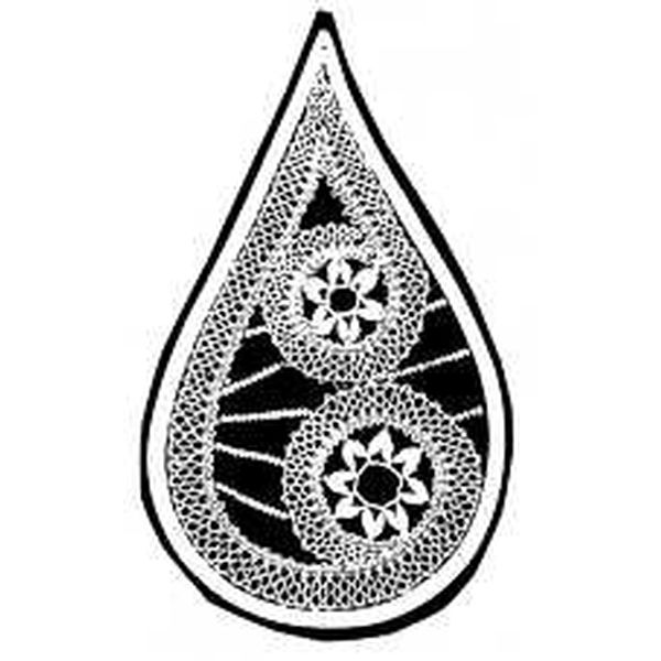 Klöppelbrief Tropfen groß