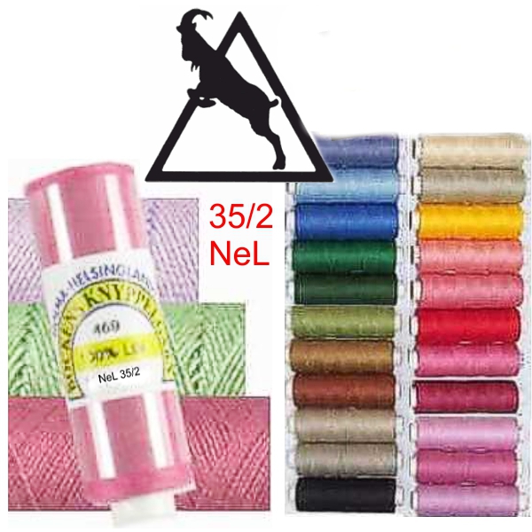 BOCKENS Leinengarn - farbig - NeL 35/2