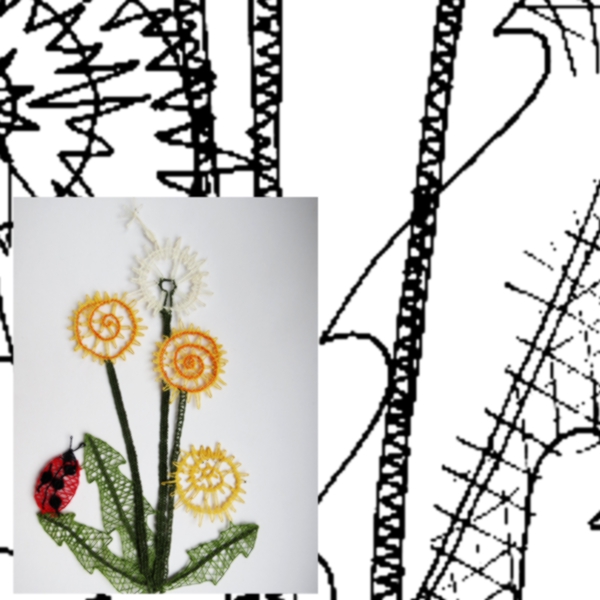 Klöppelbrief Löwenzahn