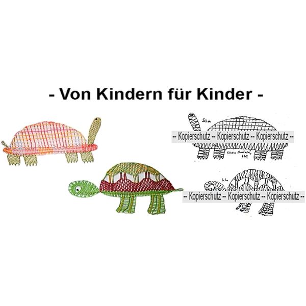 Klöppelbrief 2 Schildkröten