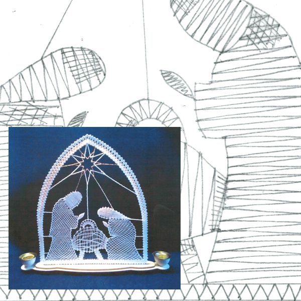 Klöppelbrief Krippe