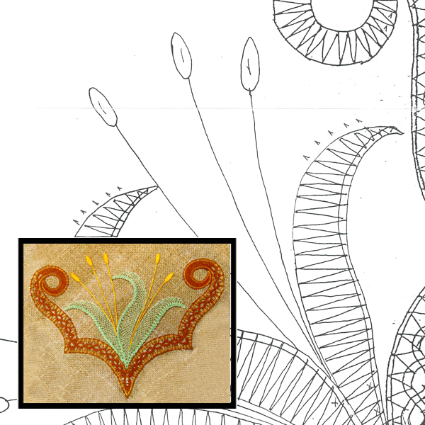 Klöppelbriefe Schmuckelemente 3